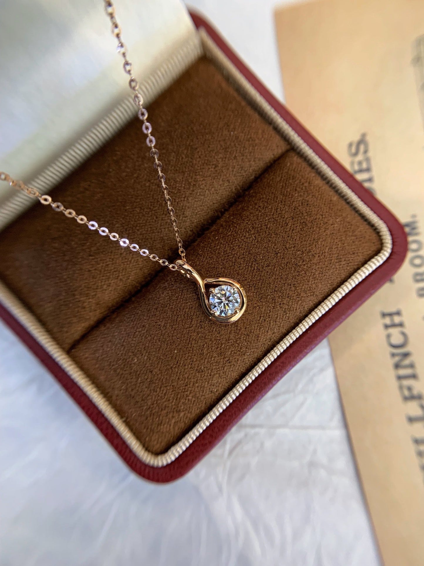 Rose Swirl Solitaire