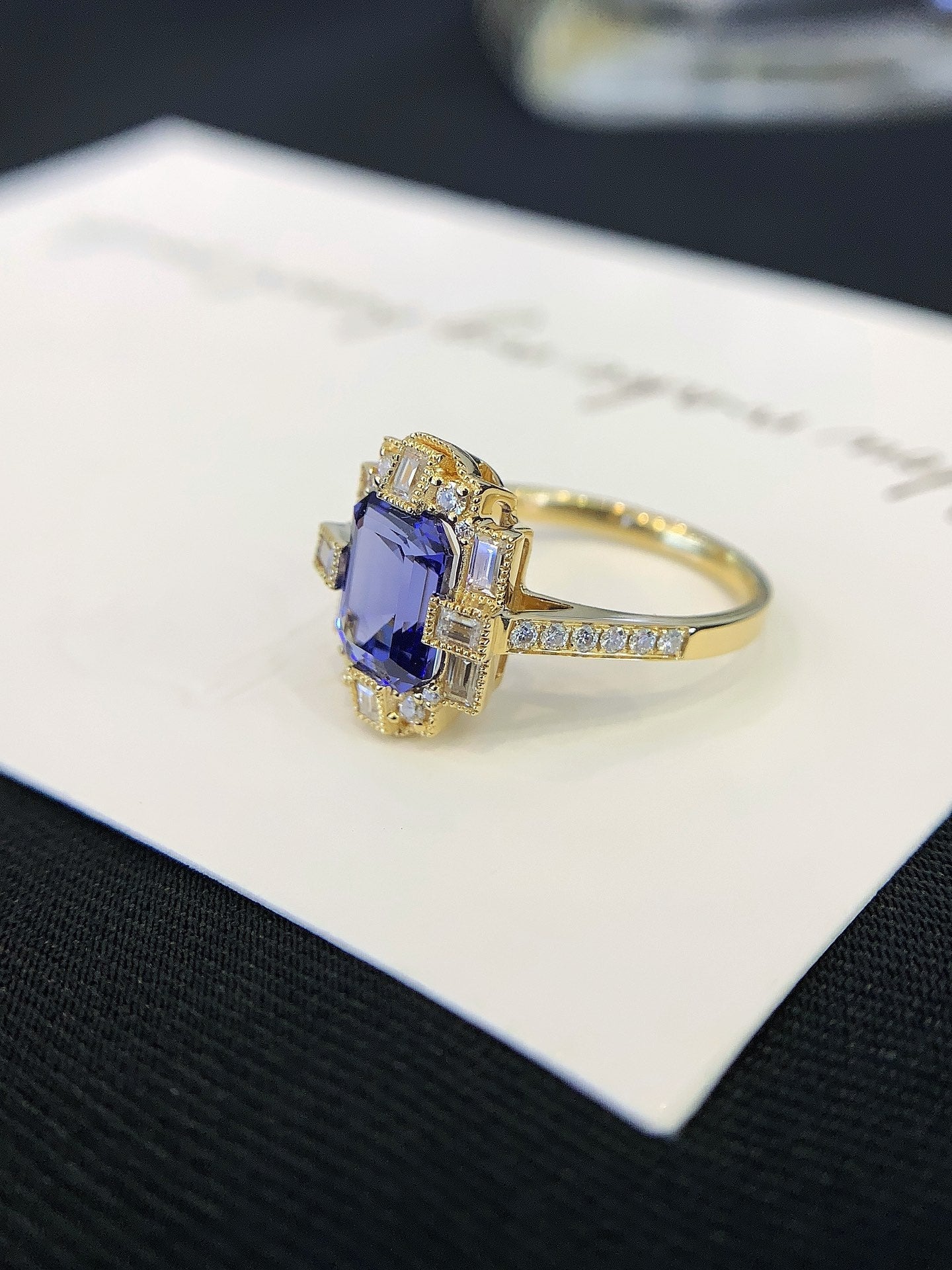 Amethyst Prism ring