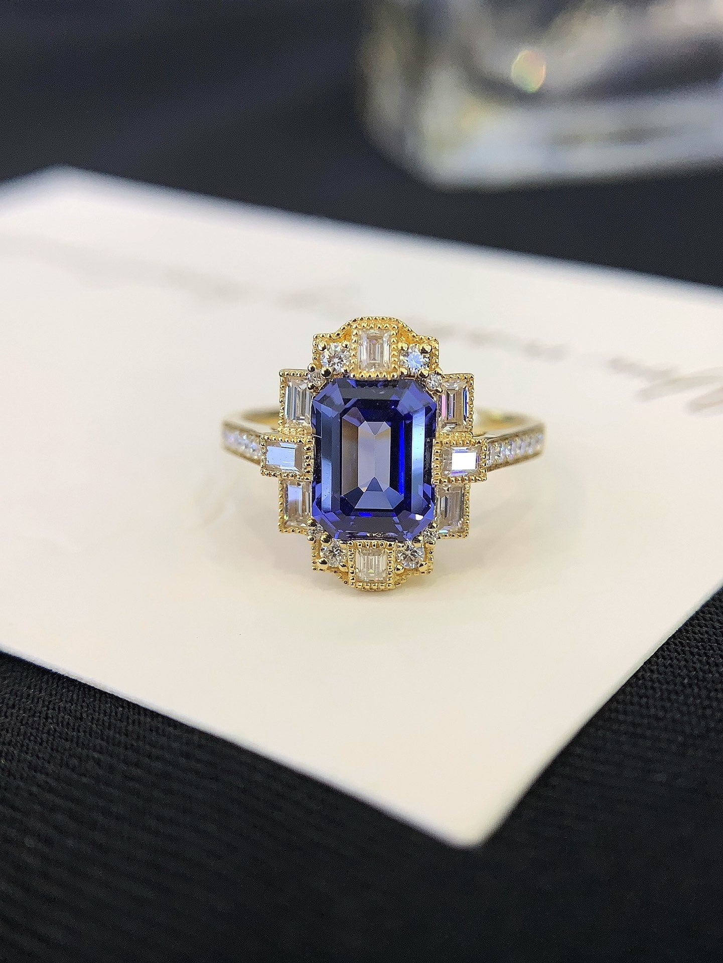 Amethyst Prism ring