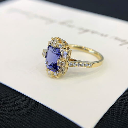 Amethyst Prism ring
