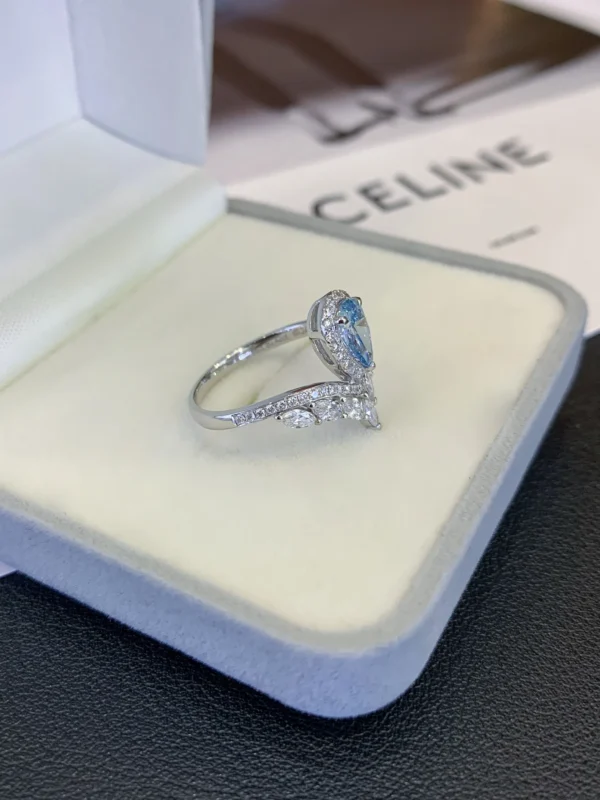 Premium Blue Sky Diamond Ring - Image 2